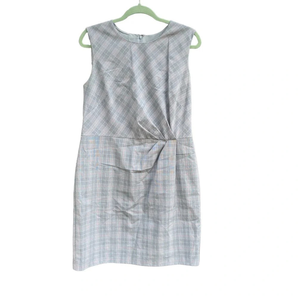 Ann Taylor Petite Plaid Career Dress